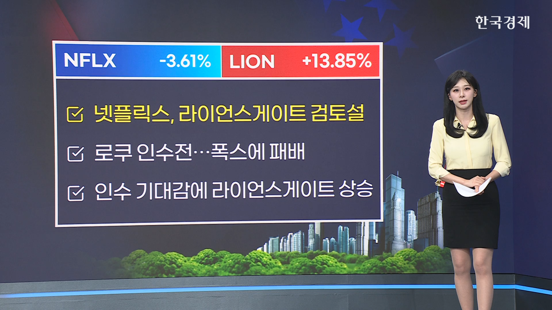 넷플릭스, '존 윅' 제작사 라이언스게이트 인수 검토…미디어 업계 지각변동 예고-[美증시 특징주]