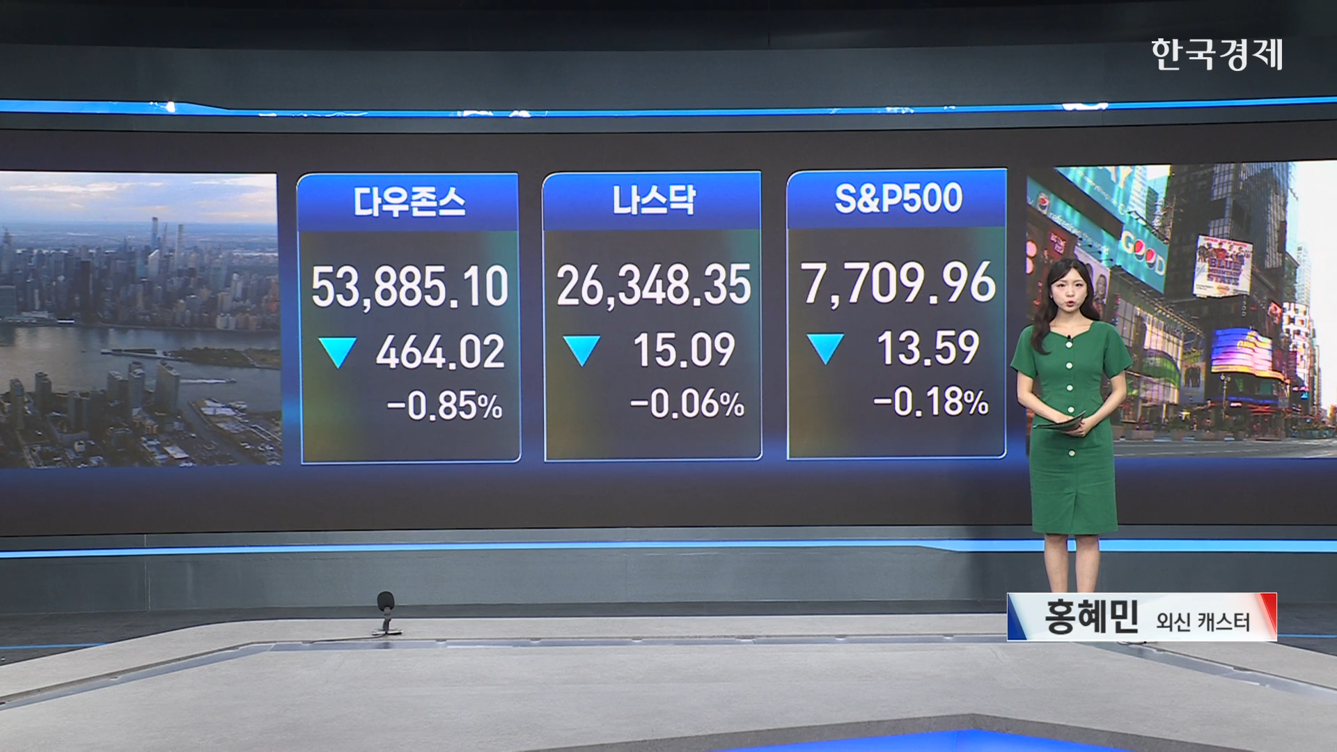 美 증시 '숨고르기' 다우 0.85%↓…호르무즈 협상·고용지표 대기-[글로벌 마감 시황]