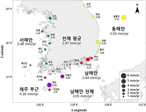 韓 해수면 매년 2.97㎜씩 상승 중...제주바다 최고치 `왜`