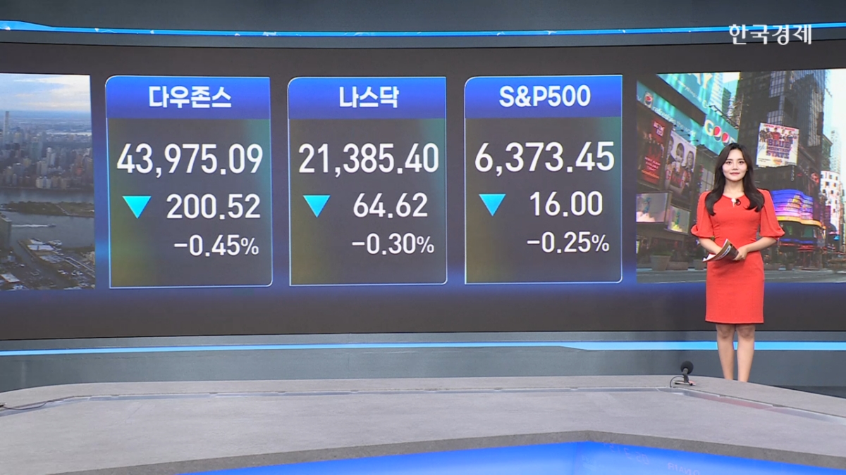 美 증시↓…내일 美 7월 CPI 발표 주시 -[美증시 시황]