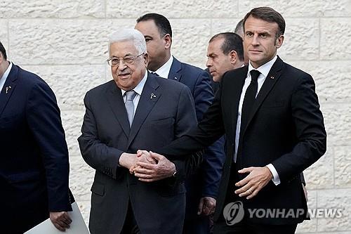마크롱 6월에 팔레스타인 국가 인정 추진종합