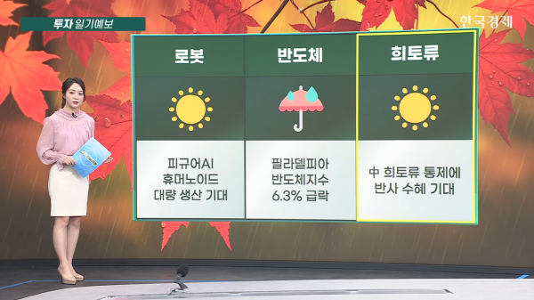 美·中 무역갈등 최대 수혜...10월의 테마주는 '희토류' [투자 일기예보]