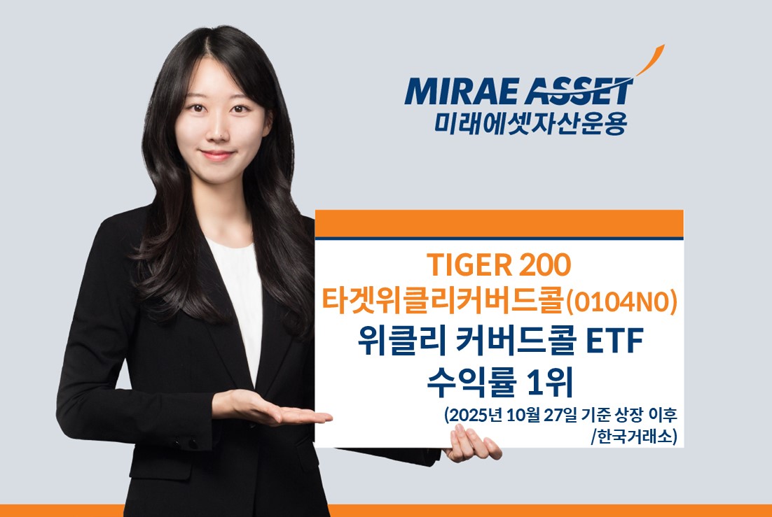 TIGER 200타겟위클리커버드콜, 코스피 상승률 95% 추종
