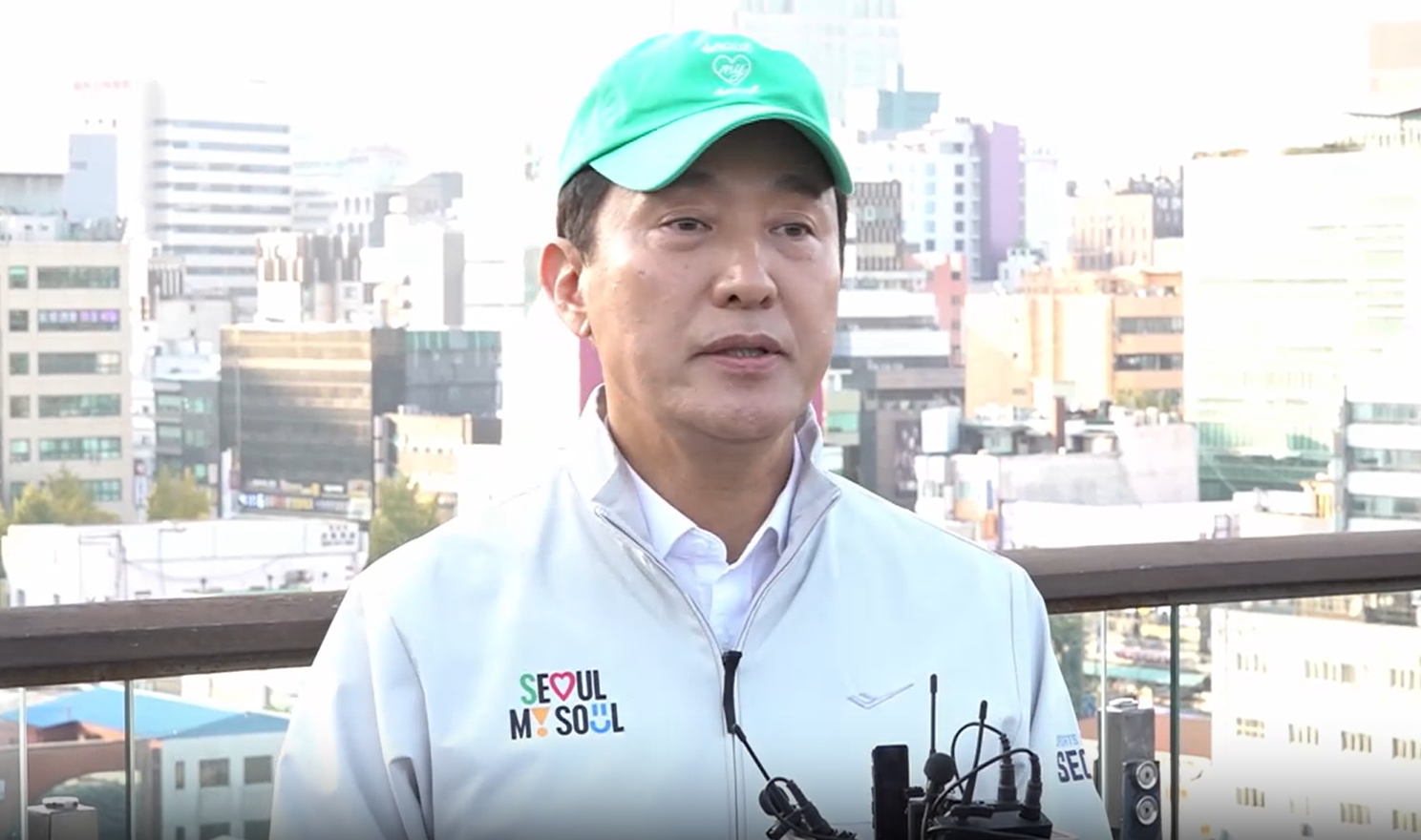 세운4구역 관련 브리핑하는 오세훈 서울시장