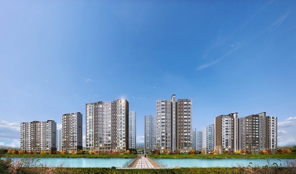 수변공원(예정) 맞닿은 특화 동선 설계, '시흥거모지구 대방 엘리움 ...