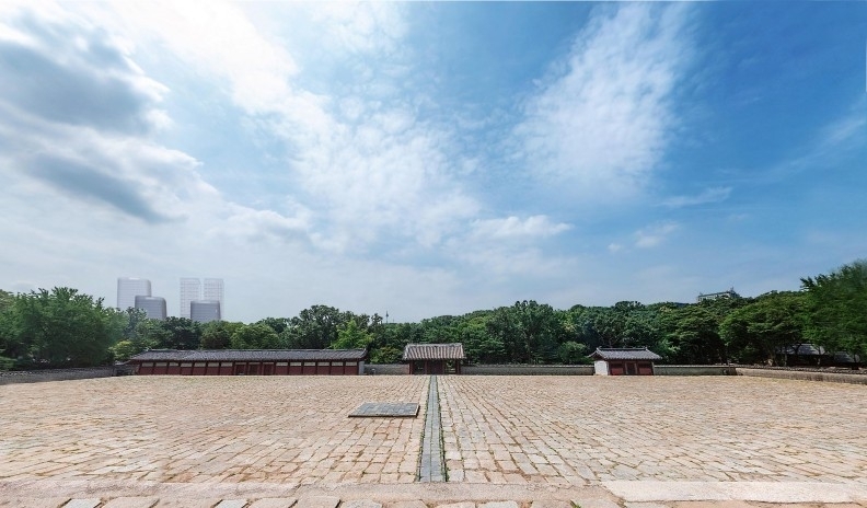종묘 정전 상월대에서 세운지구를 바라본 시뮬레이션(세운4구역). 사진=서울시