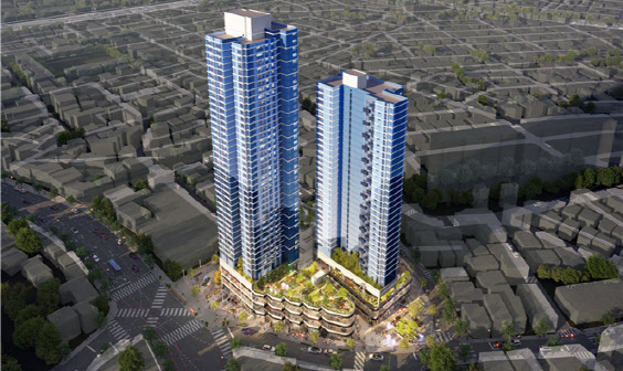 서울 동작구 사당동 318-99 일대 역세권 활성화사업 도시정비형 재개발 정비구역 조감도. 서울시 제공 