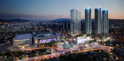 청량리역롯데캐슬 SKY-L65 조감도. 사진=롯데건설