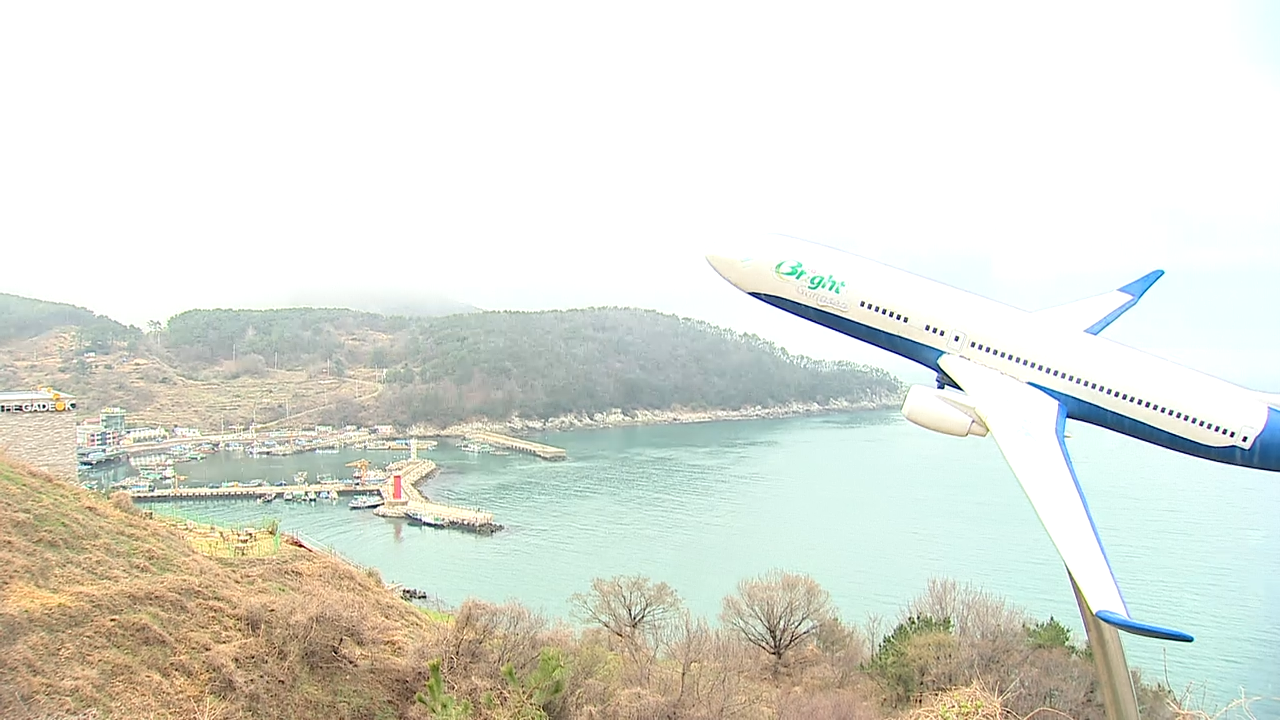 부산 가덕도 신공항 부지 모습.