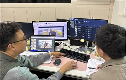 성능시험 테스트 현장 사진. (제공=대신네트웍스)