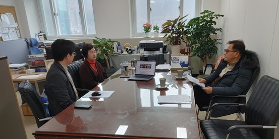 삼자 회의 현장. (사진= 송곡대학교)