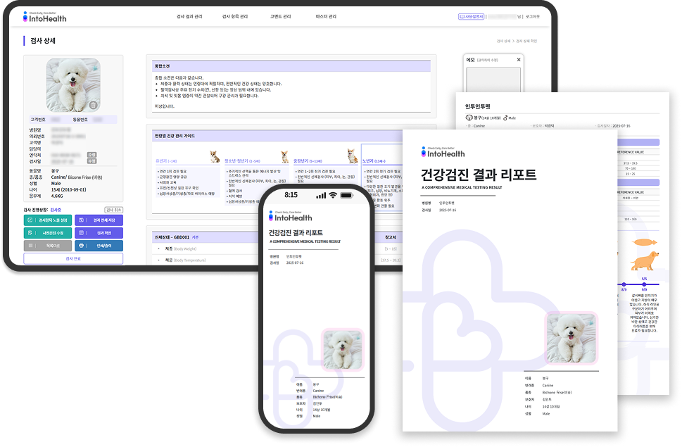 "1시간 걸리던 반려동물 건강검진 결과 단 5분 만에"...인투씨엔에스, '... - 뉴스 썸네일 이미지