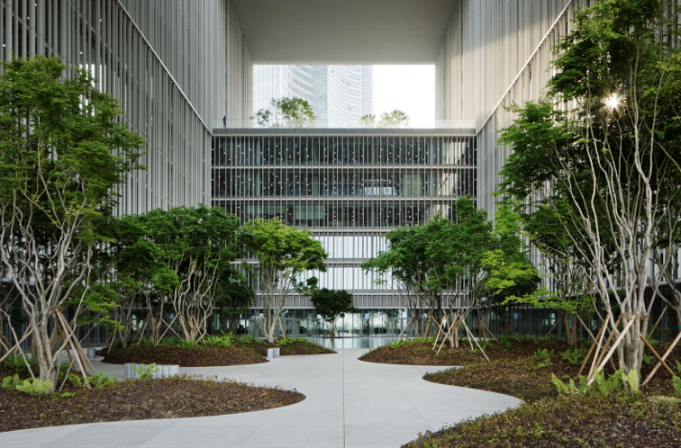 데이비드 치퍼필드 아키텍츠에서 설계한 ‘아모레퍼시픽 본사’(자료 제공=데이비드 치퍼필드 아키텍츠)