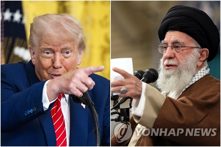 트럼프 미국 대통령(왼쪽)-알리 하메네이 이란 최고지도자. 사진=연합뉴스