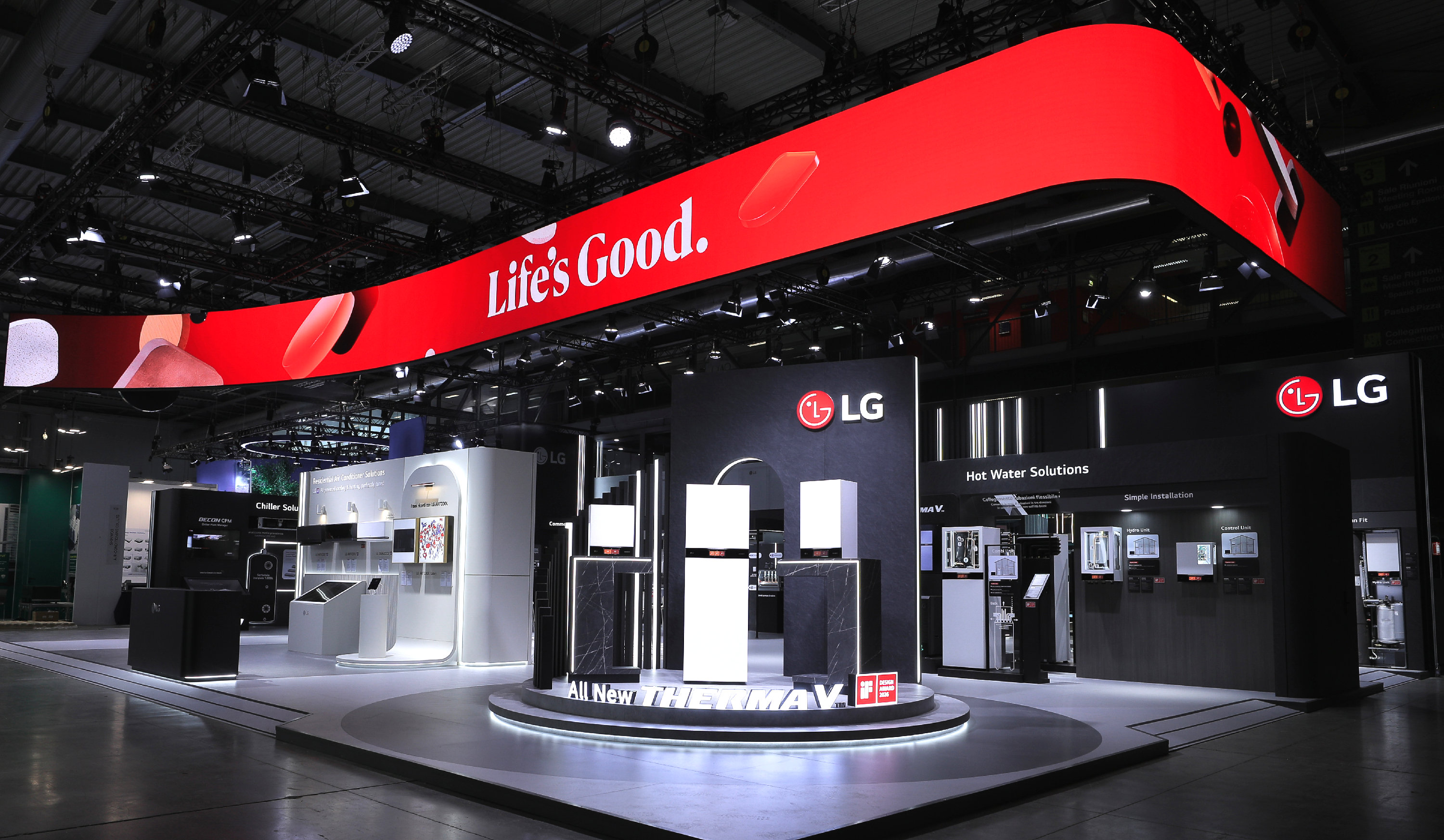 LG전자가 MCE 2026에 마련한 전시관. (사진=LG전자)