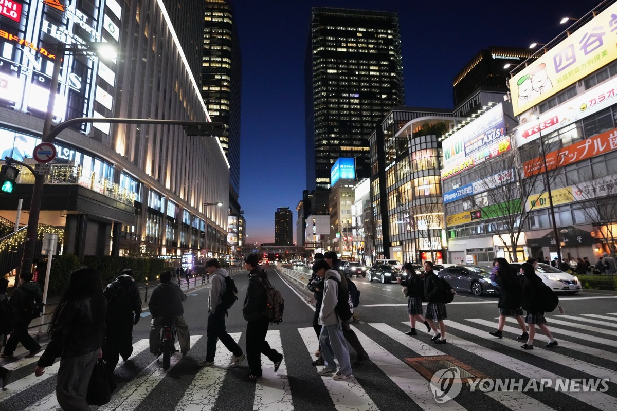 일본 오사카 거리. 사진=연합뉴스