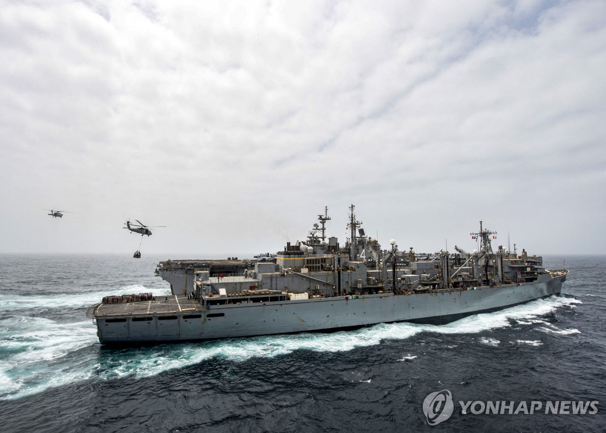 중동에 파견된 미 해군 강습상륙함 복서호. 사진=연합뉴스