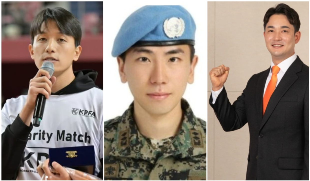 (왼쪽부터) 임민혁 더불어민주당 후보와 국민의힘 소속 천혁진 후보, 문현진 개혁신당 후보. 사진 = 각 후보 SNS 캡처