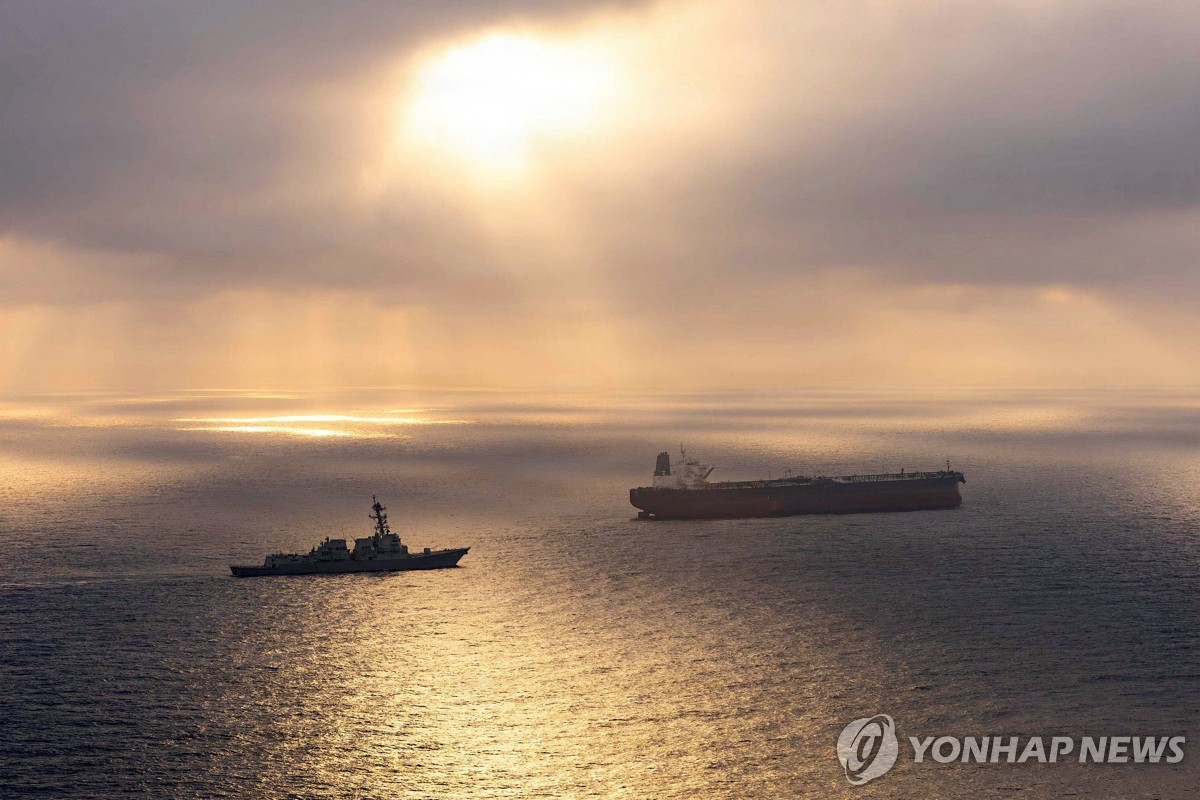 대이란 해상봉쇄 작전을 수행 중인 미군. 사진=연합뉴스