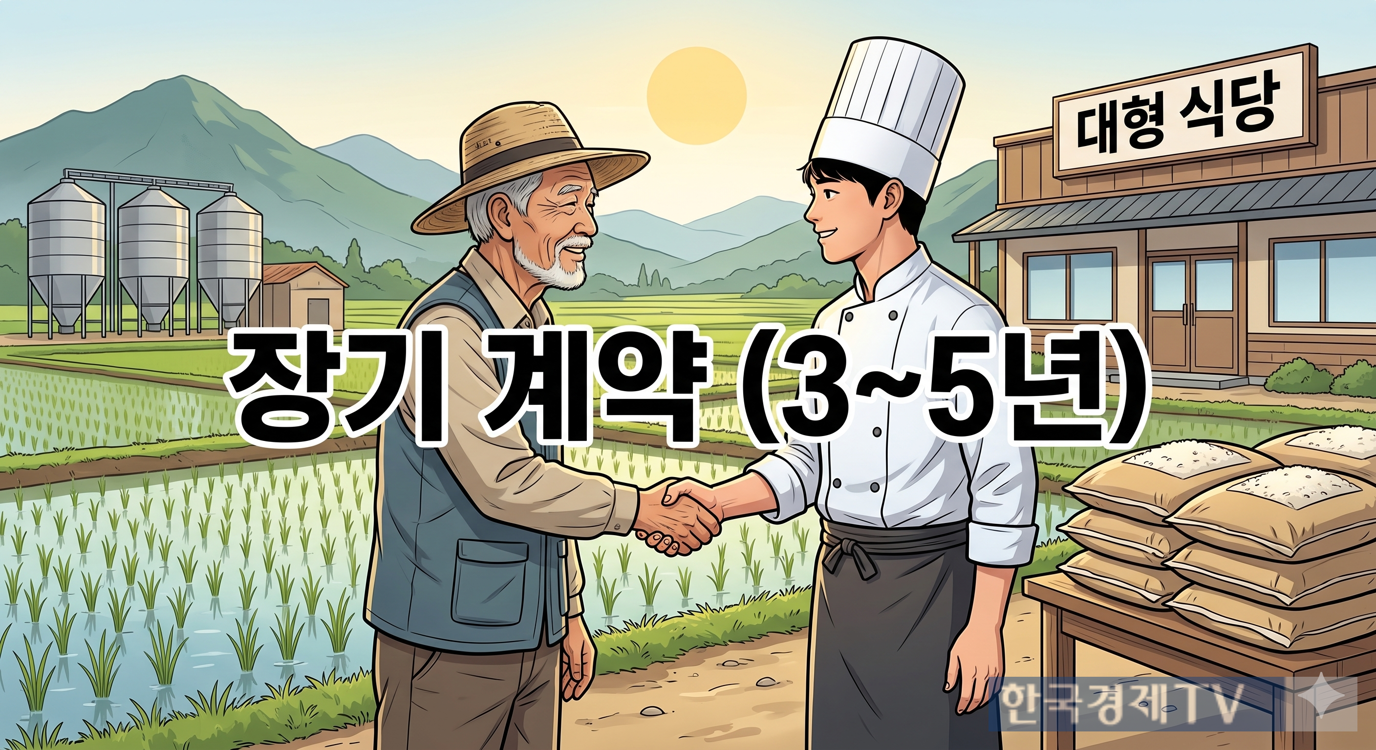 마이크론의 SCA 계약은 마치 농부가 대형 식당과 장기 계약을 맺은 것과 유사합니다. 장기 계약을 통해 업황 변동성을 줄이고 호황 사이클을 길게 가져가기 위한 전략이죠. 사진은 인공지능 GEMINI로 제작했습니다. 