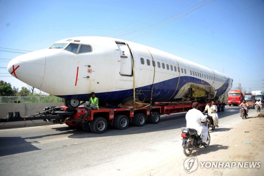 파키스탄 보잉 737 항공기. 사진=연합뉴스