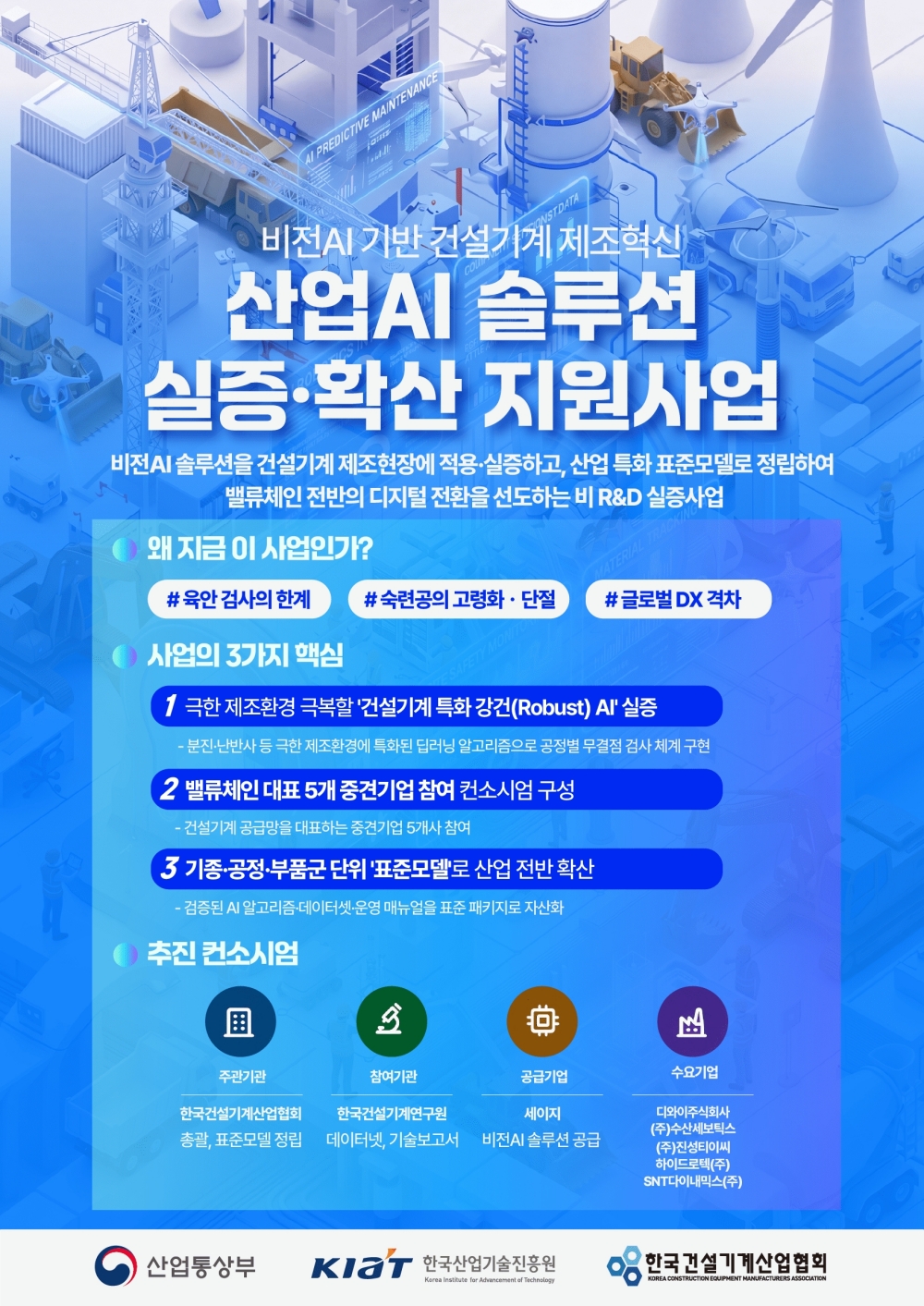 한국건설기계산업협회, 비전AI 기반 건설기계 제조 혁신 '산업AI 솔루션... - 뉴스 썸네일 이미지