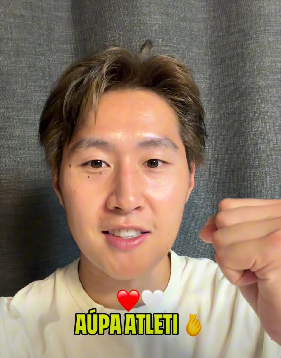 이강인. (사진=아틀레티코 마드리드 SNS 캡처)