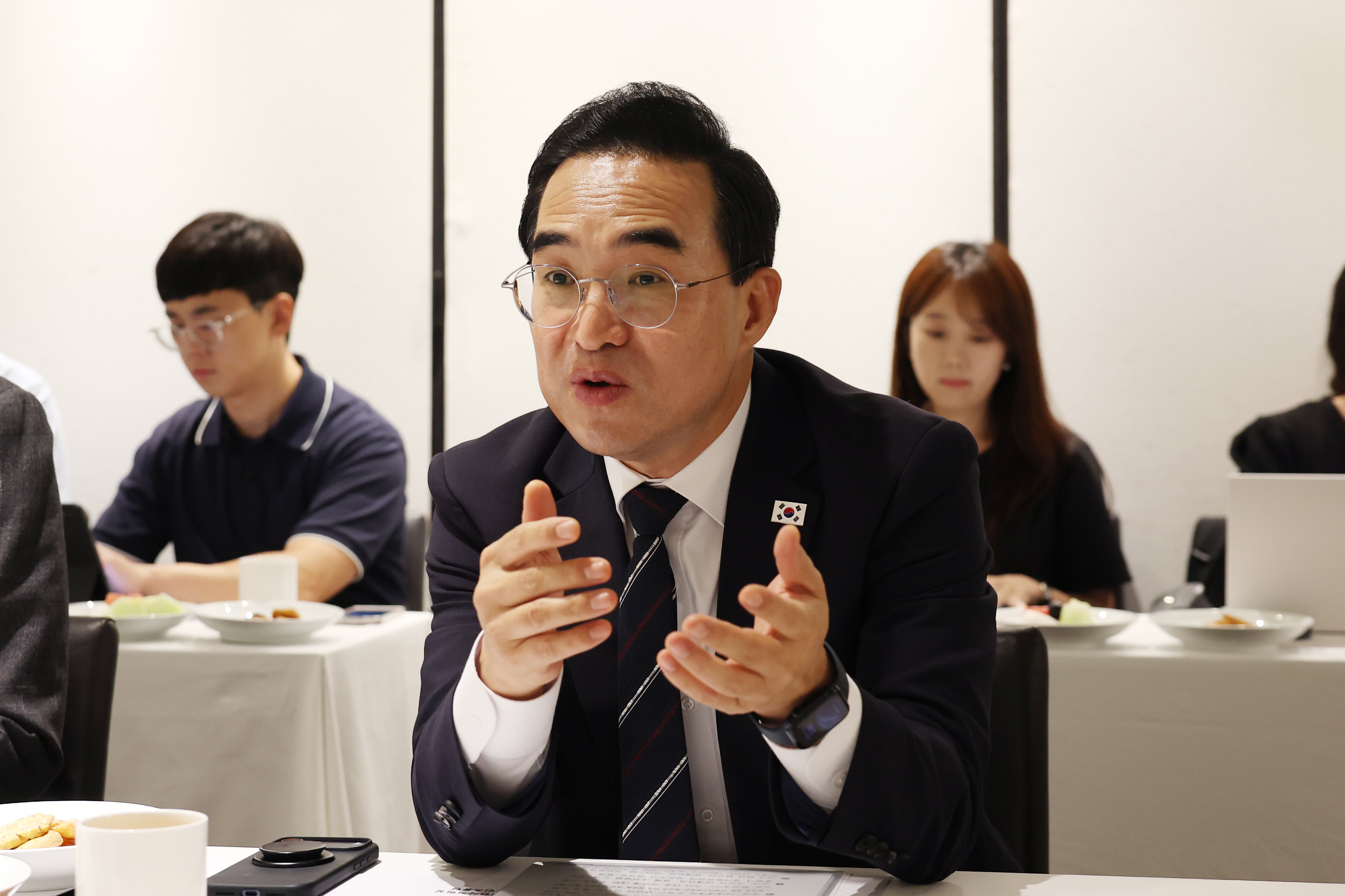 박홍근 기획예산처 장관이 7월 29일 오후 서울 중구 컨퍼런스 하우스 달개비에서 열린 '미래전략자문회의'에서 발언하고 있다. (사진=기획예산처)