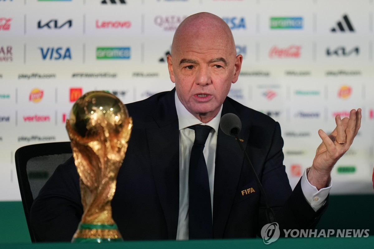 잔니 인판티노 FIFA 회장. (사진=연합뉴스)