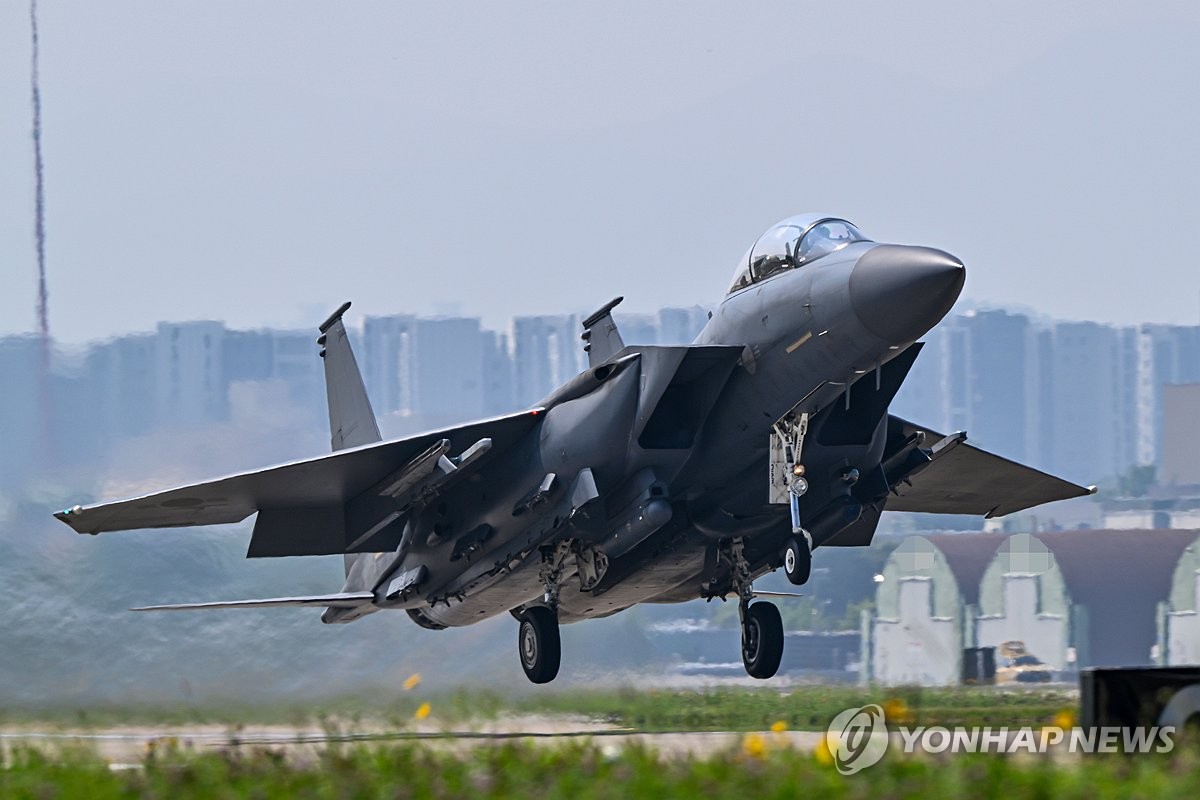 공군 F-15K 전투기. 사진=연합뉴스(기사 내용과 직접 관련 없음)