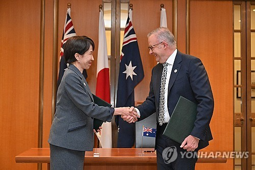 다카이치 일본 총리와 앨버니지 호주 총리. (사진=연합뉴스)