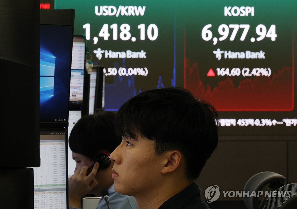 외국인 8조 뭉칫돈 폭풍 매수… 코스피 7,000선 턱밑까지 바짝 추격