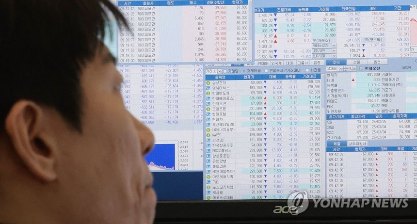 딜링룸에서 업무 중인 딜러. 사진=연합뉴스