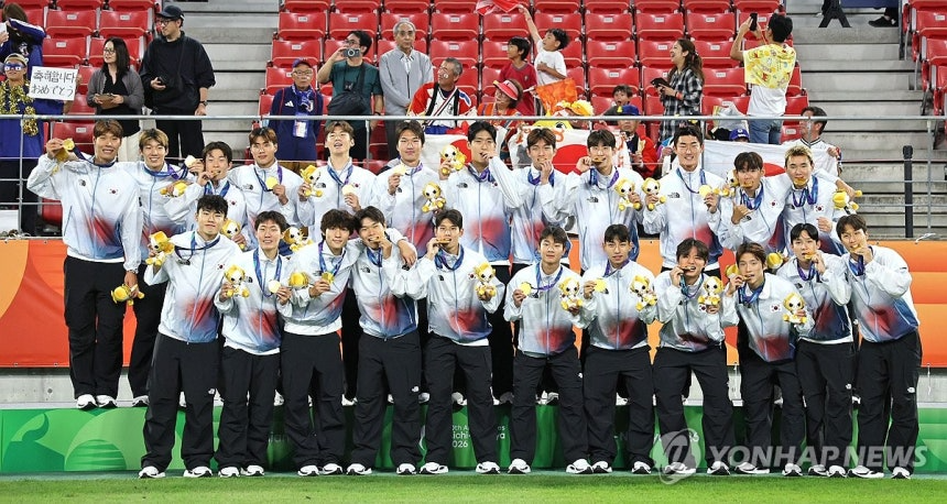 아시안게임 축구 대표팀 / 사진=연합뉴스