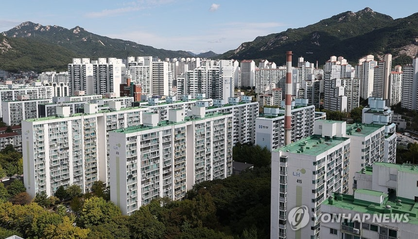 서울 노원구 일대 아파트 단지 모습. 연합뉴스