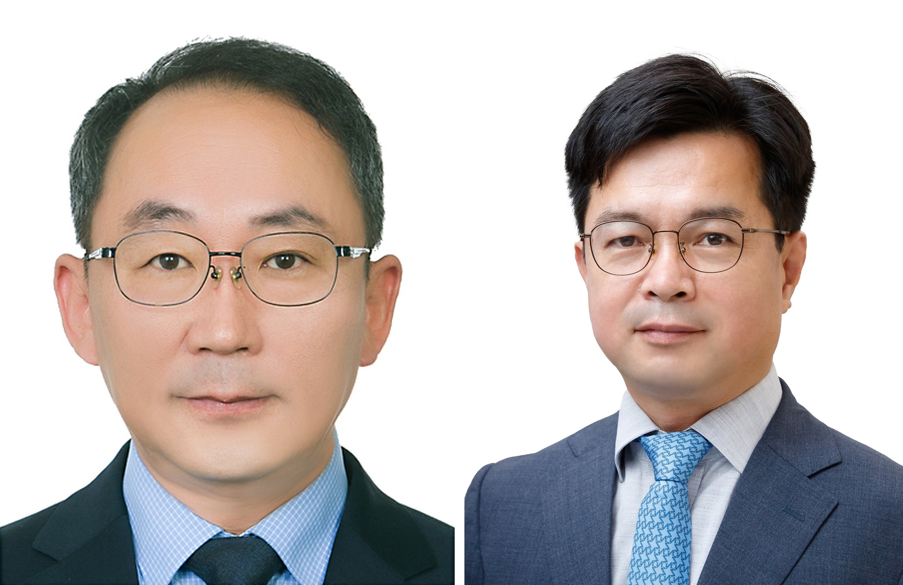 왼쪽부터) 박동일 신임 산업통상부 차관, 신진창 신임 금융위원회 부위원장