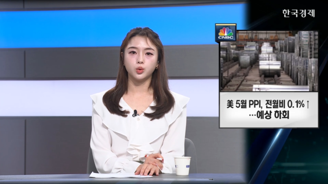 美 5월 PPI, 전월비 0.1% 상승...예상 하회-[굿모닝 글로벌 이슈]