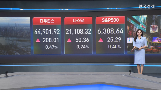 美 증시↑…美·EU 무역협상 기대감 -[美증시 시황]