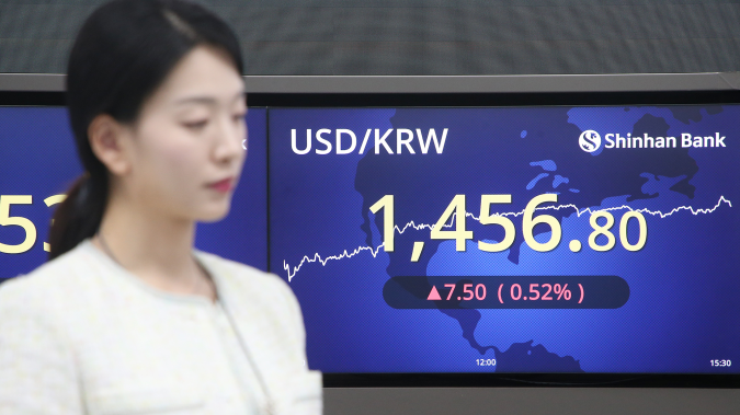 외국인 매도세에 환율 급등...장중 1,460원대 위협