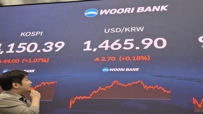 엔화 약세에...원·달러 환율, 장중 1,470원 터치