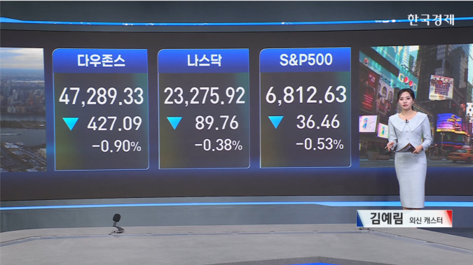 美 증시↓...BOJ 금리인상 관측 속 위험 자산 회피 심리-[글로벌 시황]