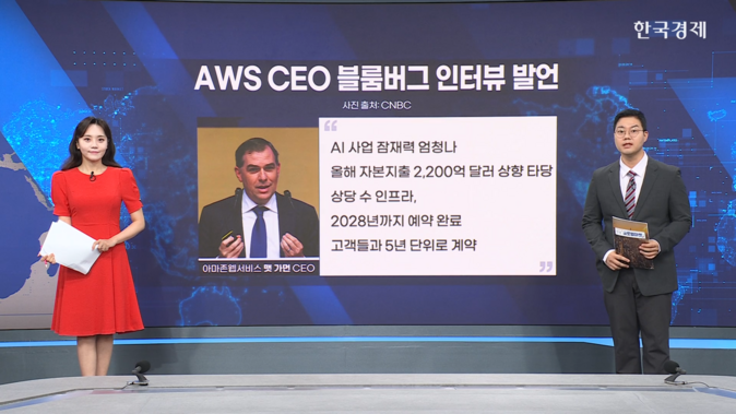 AWS CEO "AI 수익 명확하게 파악 가능"...하이퍼스케일러 주가 급등-[굿모닝 글로벌 이슈]