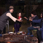 여배우,사람,혼자