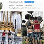 태국,엉덩이,사원,경찰,사진