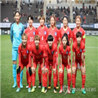 한국,여자축구,랭킹