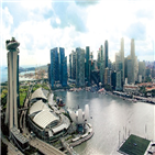 싱가포르,나무,페라나칸,도시,시작,도시개발,도심,건물,정원도시,마리나베이