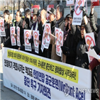 한반도,평창,중단