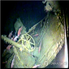 호주,잠수함,침몰,발견,당시,잔해,해군