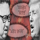 북한,미국,전쟁,핵무기