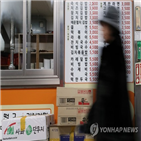 김밥,문제,라면,외식물가